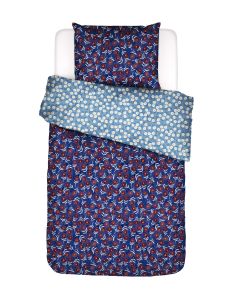 Essenza Blooming Ballet Marine blue Bettwäsche 1p set 135x200+1 Kissenbezug