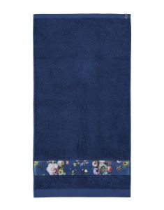 Essenza Fleur Blau Handtuch 60 x 110 cm