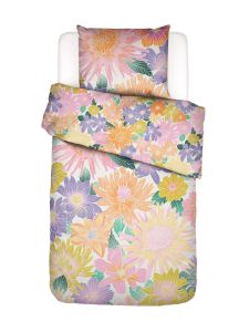 Essenza Flower fling Bright white Bettwäsche 1p set 140x200+1 Kissenbezug (70x90)