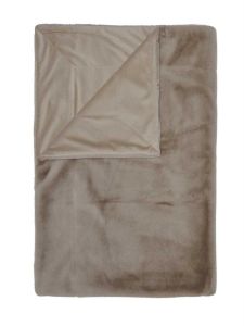 Essenza Furry Taupe Plaid 150 x 200 cm