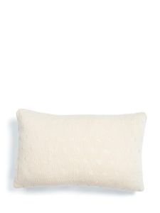 ESSENZA Knitted Ajour Antique white Dekokissen 30 x 50 cm