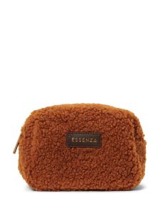 ESSENZA Lucy Teddy Leather Brown Schminktasche Small