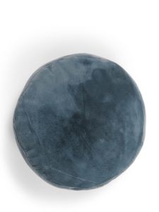 Essenza Mads Furry Denim Dekokissen 45 Round