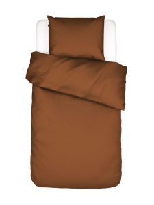 Essenza Minte Leather Brown Bettwäsche 1p set 135x200+1 Kissenbezug