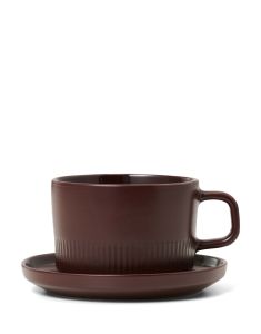 marc-o-polo Moments Earth Brown Coffee cup & saucer 20 cl