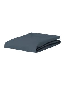 ESSENZA Premium Percale Stone Blue Spannbettlaken 90 x 210 cm