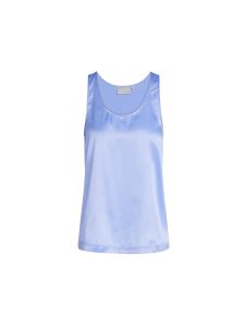 ESSENZA Shelby satin Uni Lavendelblau Top ärmellos XXL