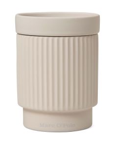 marc-o-polo The Wave Oatmeal Storage container S 8 x 8 x 10 cm