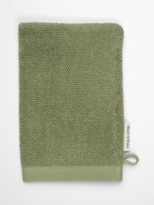 marc-o-polo Timeless Moss green Waschhandschuhe 16 x 22 cm