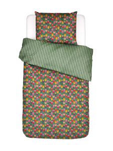Essenza Tulip Field Grass green Bettwäsche 1p set 135x200+1 Kissenbezug