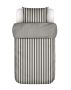 Marc O'Polo Classic Stripe Bettwäsche Anthracite