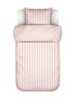 Marc O'Polo Classic Stripe Bettwäsche Rose smoke
