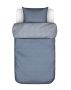 Marc O'Polo Eilif Flannel Bettwäsche Twilight Blue