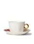 ESSENZA Gallery Kaffee Tasse mit Untertasse Off white