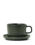 Marc O'Polo Moments Kaffee Tasse mit Untertasse Olive Green