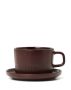 Marc O'Polo Moments Kaffee Tasse mit Untertasse Earth Brown