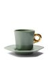 ESSENZA Sculpture Espressotasse & Untertasse Stone green