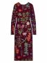 ESSENZA Titia Marigold Nachthemd Langarm Burgundy