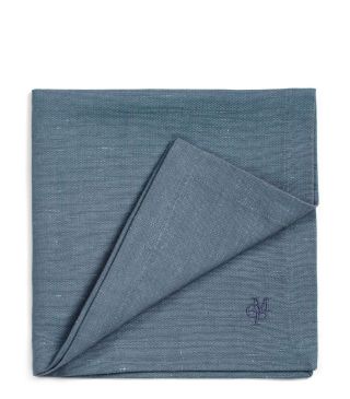 Marc O'Polo Akalla Smoke Blue Serviette 45 x 45 cm