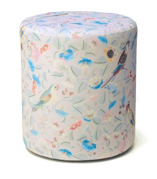 ESSENZA Aleste Oatmeal Samthocker 40 cm