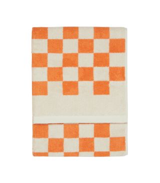 Marc O'Polo Checker Melone Handtuch 50 x 100 cm