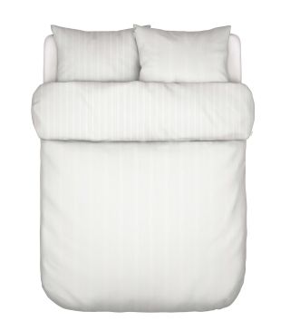 Marc O'Polo Classic fine stripe Grey mist Bettwäsche 240 x 220 cm