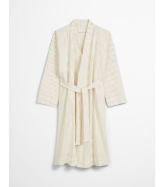Marc O'Polo Classic fine stripe Dark Sand Kimono XL