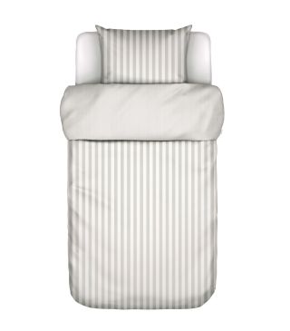 Marc O'Polo Classic Stripe Silver Bettwäsche 135 x 200 cm
