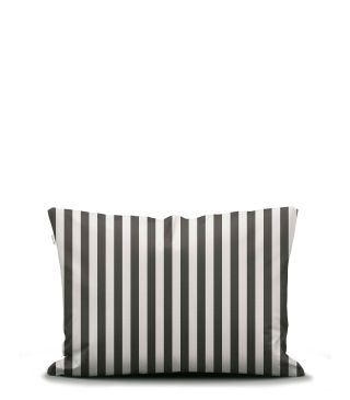 Marc O'Polo Classic Stripe Anthrazit Kissenbezug 40 x 40 cm