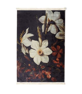 Daffodils Reunited Schwarz Teppich 120 x 180 cm