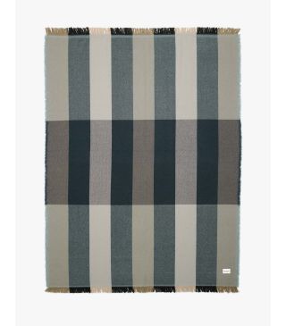 Marc O'Polo Eryk Space blue Plaid 150 x 200 cm