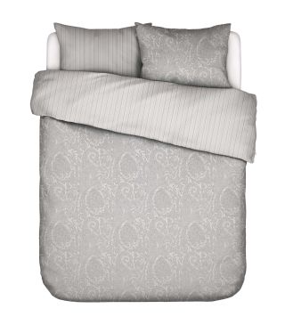 Essenza Fabrice Cloud grey Bettwäsche 2p set 200x200+2 Kissenbezüge