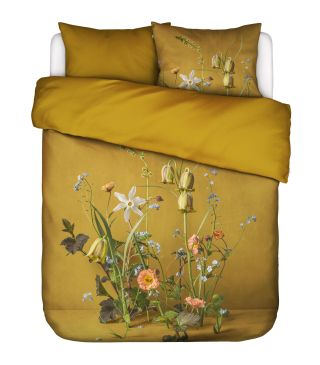 ESSENZA Ficaria Flower ochre Bettwäsche 200 x 200 cm