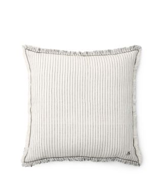 Marc O'Polo Fine Stripe Anthrazit Dekokissen 40 x 60 cm