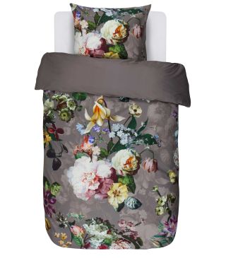 ESSENZA Fleur Taupe Bettwäsche 140 x 200 cm