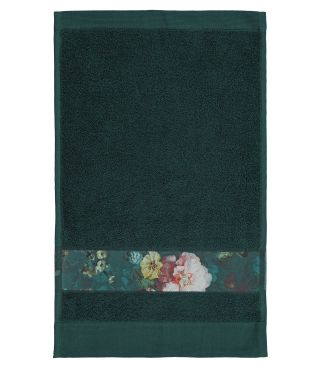 ESSENZA Fleur Dunkelgrün Gästetuch 30 x 50 cm