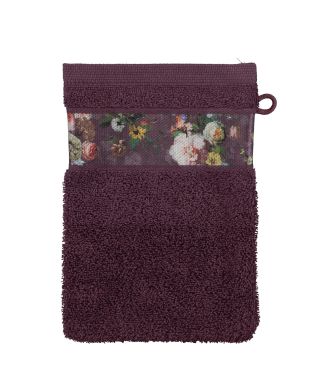 ESSENZA Fleur Plum Waschhandschuh 16 x 22 cm