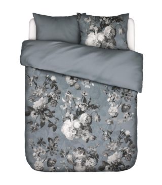 Essenza Floor Global grey Bettwäsche 2p set 200x200+2 Kissenbezüge