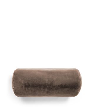 ESSENZA Furry Taupe Nackenrolle 22 x 50 cm
