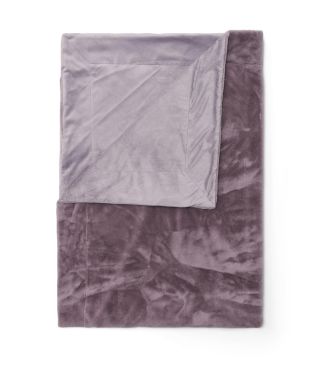 Essenza Furry Pale purple Plaid 150 x 200 cm