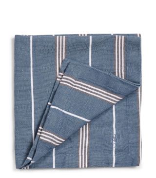 Marc O'Polo Jona Smoke Blue Serviette 45 x 45 cm