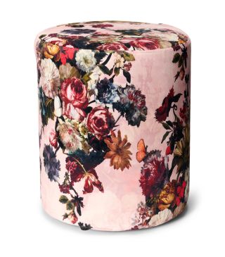 ESSENZA Karli Darling pink Samthocker 40 cm