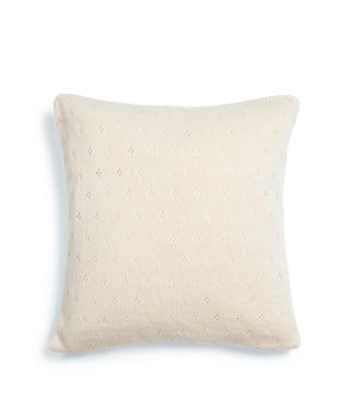 ESSENZA Knitted Ajour Antique white Dekokissen 50 x 50 cm