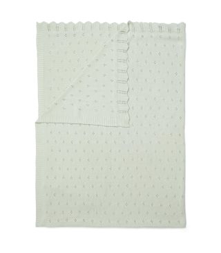 ESSENZA Knitted Ajour Morning swim Plaid 130 x 170 cm