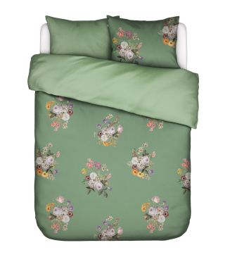 Essenza Laurine Shale green Bettwäsche 2p set 200x200+2 Kissenbezüge