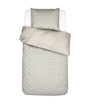 ESSENZA & CO Lily melody Tofu taupe Bettwäsche 135 x 200 cm