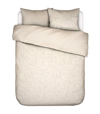 Essenza Maribel Oatmeal Bettwäsche 2p set 200x200+2 Kissenbezüge