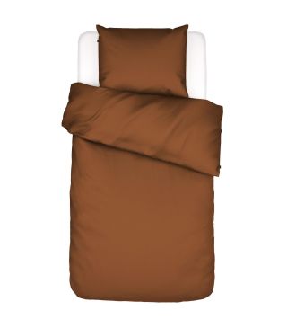 ESSENZA Minte Leather Brown Bettwäsche 140 x 200 cm