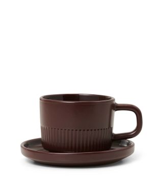 marc-o-polo Moments Earth Brown Espresso cup & saucer 10 cl