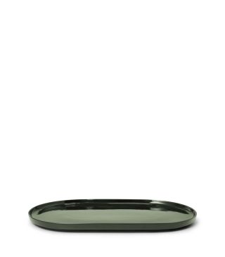 marc-o-polo Moments Olive Green Serving plate 40 x 24.5 cm